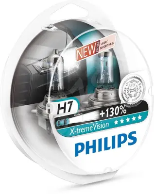 PHILIPS H7 X-tremeVision, 55W, PX26d foglalat, 2 db