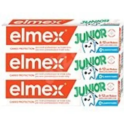 ELMEX Junior 3 × 75 ml - Fogkrém