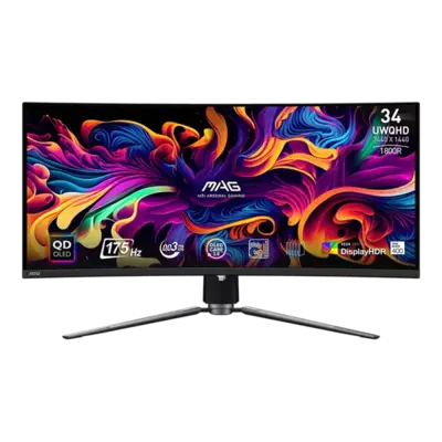 MSI 34" MAG 341CQP QD-OLED Ívelt Monitor