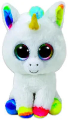 TY Inc Beanie Boos: Pixy unikornis plüssfigura - 15 cm, fehér (TY36852)