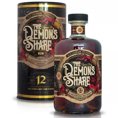 The Demons Share 12 éves rum díszdobozban 41%, 0.7l