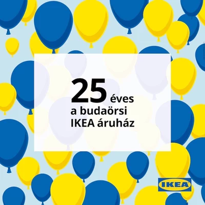 25 éves az IKEA Budaörs - 25 Ft a hot dog