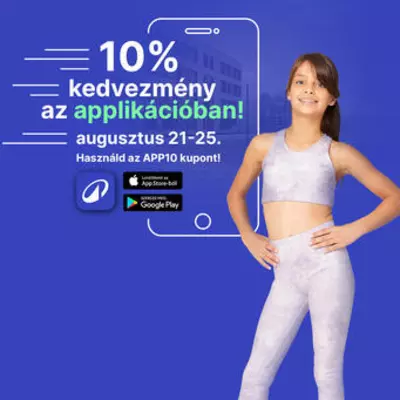 Decathlon app 10% kedvezmény