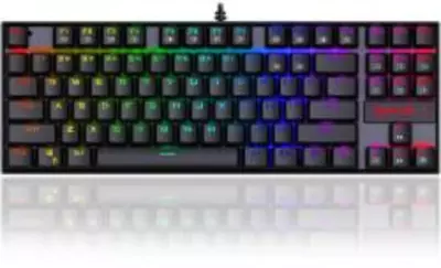 Redragon K552R Kumara RGB Magyar Kiosztású Mechanikus Gamer Billentyűzet, Red Switch (K552RGB-1_RED_HU)