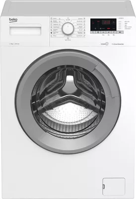 Beko WTV9612XS elöltöltős mosógép, 9 kg ruhatöltet, 1200 fordulat