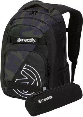 Meatfly Exile Rampage Camo / Black, 24 L + tolltartó ingyen városi hátizsák