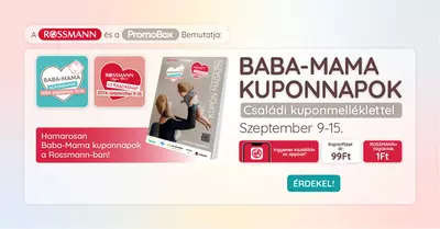 Rossmann - Baba-Mama kuponnapok