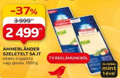 Ammerlander szeletelt sajt, 1kg