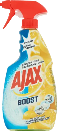 AJAX Általános felülettisztító spray, Boost lemon, 0,5 l