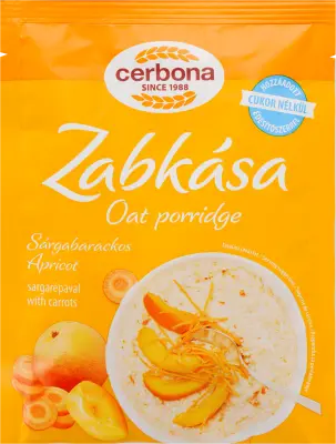 Cerbona Sárgabarackos zabkása, 50 g