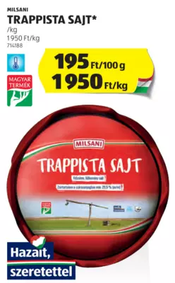 Milsani trappista sajt, /kg