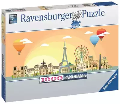 Ravensburger Párizs nappal, 1000 darab, panoráma