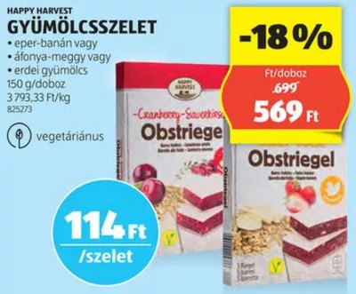 Gyümölcsszelet, 150g