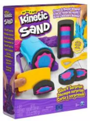 Spin Master Kinetic Sand: Vágd a meglepetést! - Homok készlet (6063482)