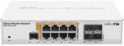 MikroTik CRS112-8P-4S-IN L5 8xG LAN, 4xSFP PoE/PoE+ menedzselhető switch