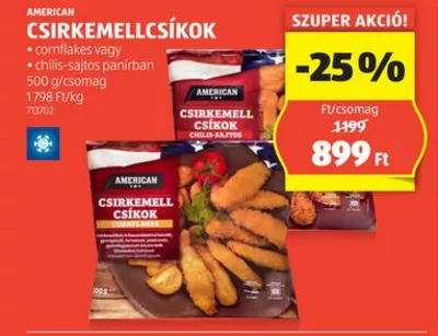 American Csirkemellcsíkok, 500g