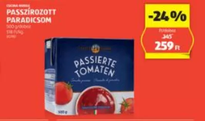 Passzírozott paradicsom, 500g