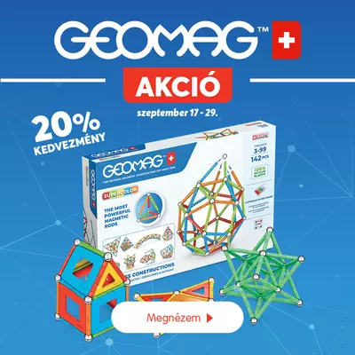 20% kedvezmény a Geomag játékokra