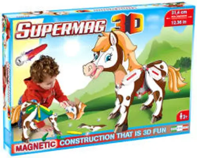 Supermag 3D Póni mágneses építojáték (0603)