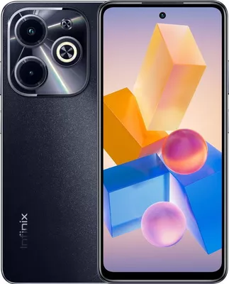 Infinix Hot 40i 4GB / 128GB, fekete mobiltelefon
