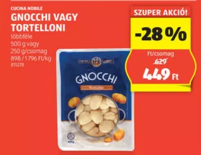 Gnocchi, 500g vagy 250g