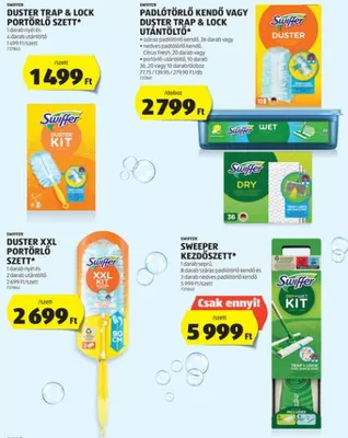 Swiffer takarítóeszközök