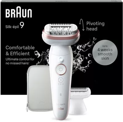 Braun Silk-épil 9 9-030, fehér/rózsaszín epilátor