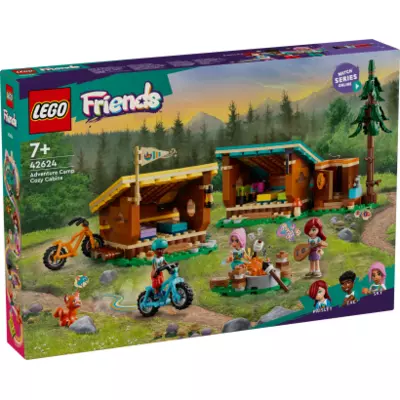 LEGO Friends 42624 Otthonos kabinok a kalandtáborban