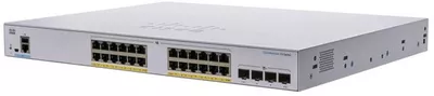 CISCO CBS350 Managed 24-port GE, Full PoE, 4x10G SFP+ switch