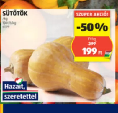 Sütőtök, kg