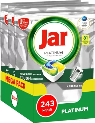 Jar Platinum Lemon 243 db mosogatógép tabletta (AlzaPlus+)