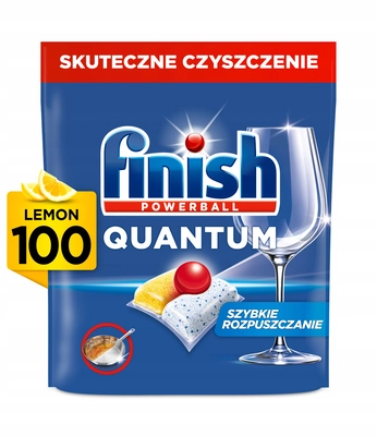 Finish Quantum All in 1 Mosogatógép kapszula Citrom 100 db