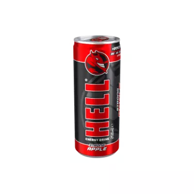 HELL STRONG Apple szénsavas energiaital 250 ml