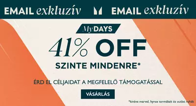 MYDAYS (41% kedvezmény szinte mindenre)