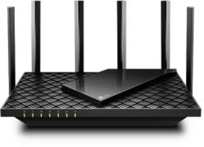 TP-LINK Archer AX73 Wireless router, X5400, Wi-Fi 6, Dual-Band, Gigabit, Beamforming, OFDMA, MU-MIM, HomeShield, OneMesh, antennam Fekete