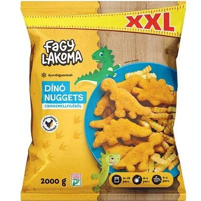 Fagylakoma dínó nuggets xxl, 2000 g