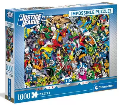 Clementoni 1000 darabos lehetetlen puzzle - DC Comics