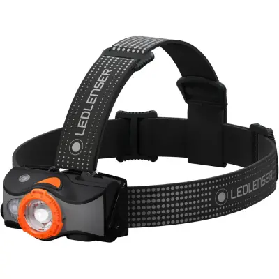 LED LENSER 502153 MH7 outdoor tölthető fejlámpa Fekete-narancssárga