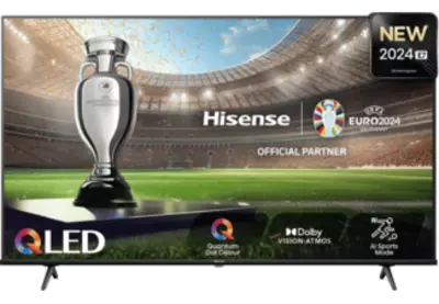 HISENSE 85E7NQ 4K UHD Smart QLED TV, fekete, 215 cm