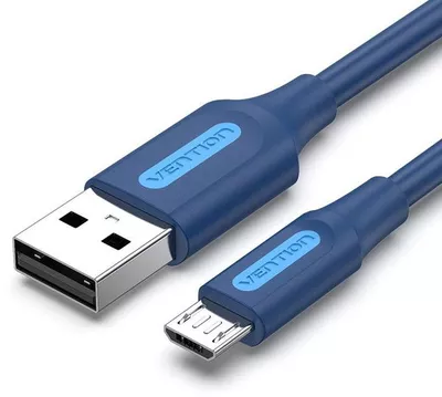 Vention USB 2.0 to Micro 2A Cable 1,5 m Deep Blue adatkábel (AlzaPlus+)