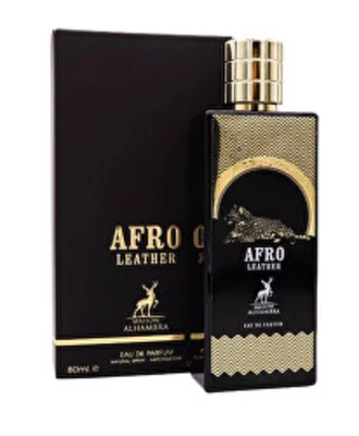 Lattafa Afro Leather EDP 80ml férfi parfüm