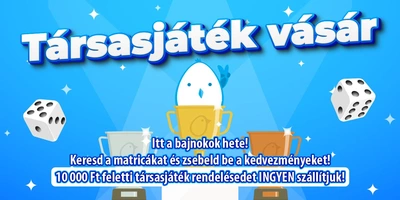 Társasjáték vásár (10, 15 ill. 20% kedvezmény)