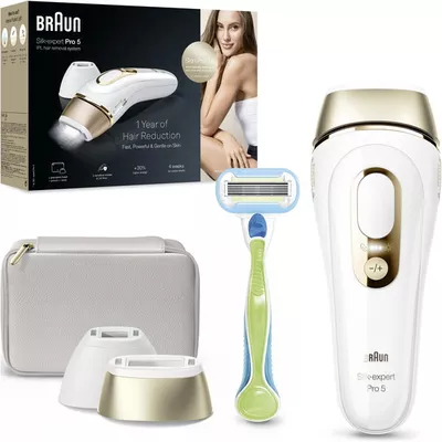 BRAUN IPL Silk·expert Pro 5 PL5152 + tok és 2 fej szőrtelenítő (AlzaPlus+)