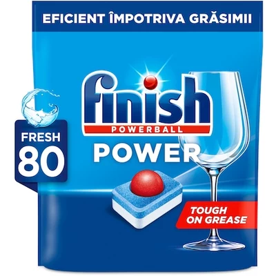 Finish Power All in 1 mosogatógép-tabletta, Regular, 80 db