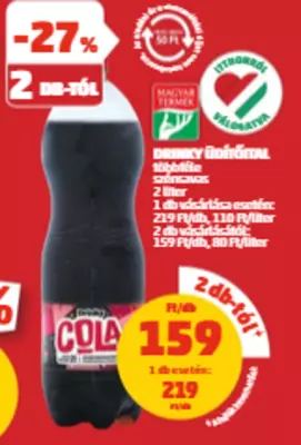 Drinky üdítők, 2 l