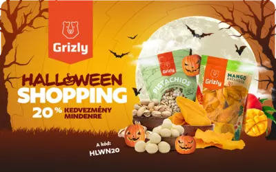 Halloween Shopping a Grizlynél - 20% mindendre