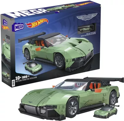 Mega Construx Hot Wheels Gyűjthető Aston Martin Vulcan építőjáték