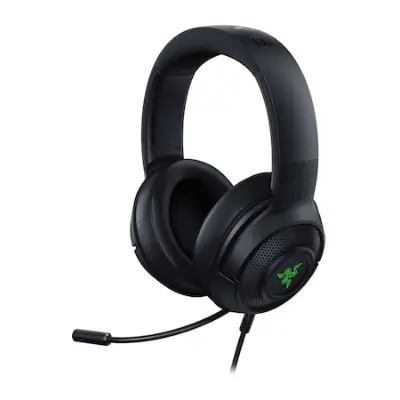 Razer Kraken V3 X Gaming fejhallgató, Chroma RGB megvilágítás, USB, Fekete