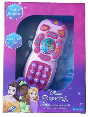 Lexibook Hungarian/English speaking educational remote control Disney Princess interaktív játék