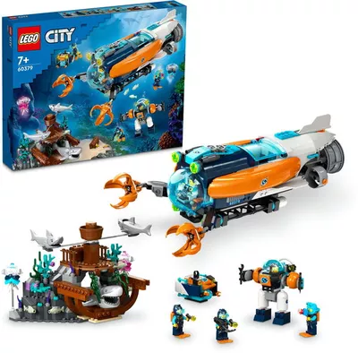 LEGO® City Mélytengeri kutató tengeralattjáró 60379